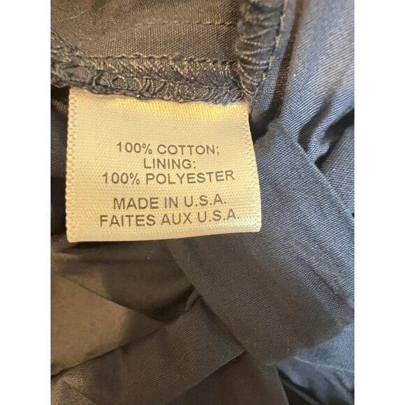 Misa Los Angeles Claudine Dress Size Large Midnight Blue 100% Cotton Coastal NWT - Picture 12 of 13